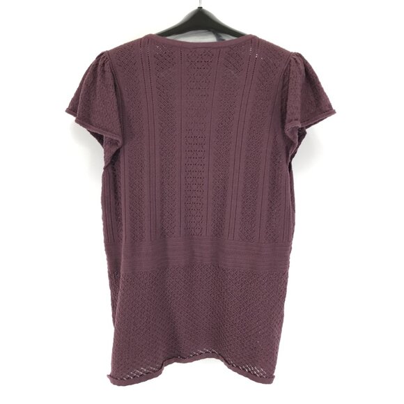 Torrid Everyday Soft Pullover Pointelle Sweater Women's Plus Size 2/2X Sassafras - Picture 5 of 12